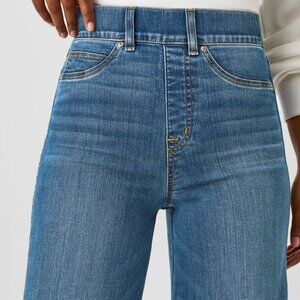 SPANXshape EveryWear Seamed-Front Wide Leg Jeans NWT Large